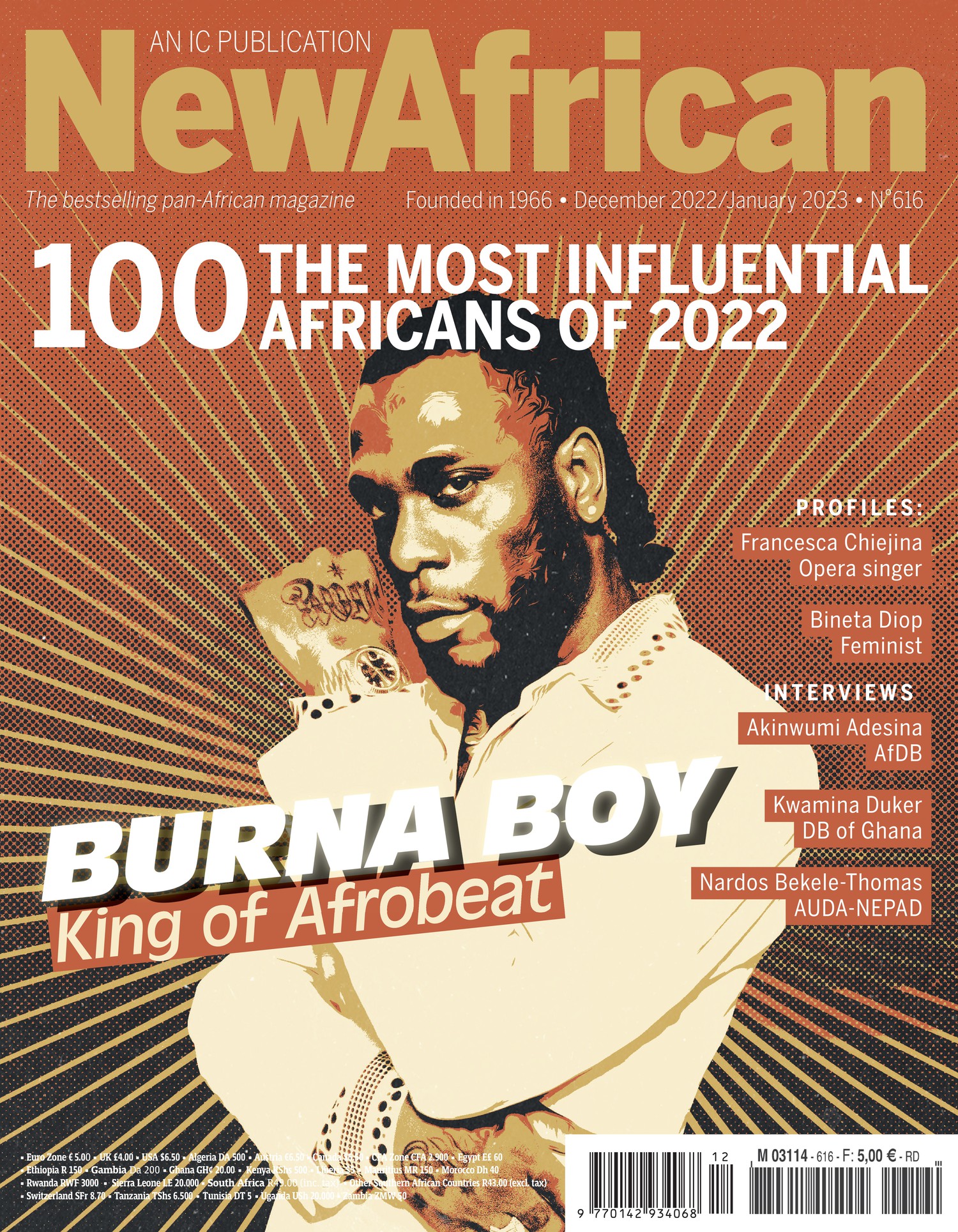 De nouveaux visages rejoignent des personnalités africaines importantes dans la liste des « 100 Africains les plus influents » de 2022