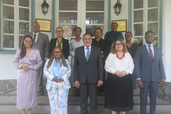 Seychelles: Courtesy call by H.E. Ms. Etsegenet Bezabih Yimenu on Minister Sylvestre Radegonde