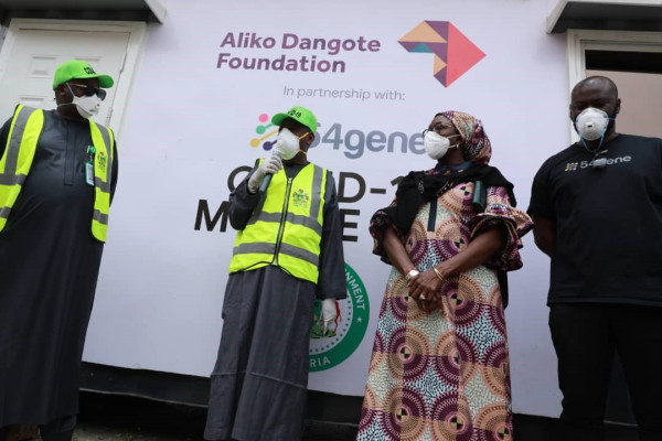 Aliko Dangote Foundation engages 54gene Laboratory to conduct 1,000 COVID-19 test per day in Kano
