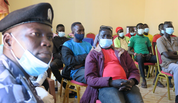 Boda Boda Riders in Aweil Commit to Safe Driving Practices at an Unpol Training