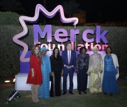CEO Merck Foundation, FLof Guinea, FL Gambia, Chairman of Merck , FL CAR, FL of Chad, FL of Niger.jp