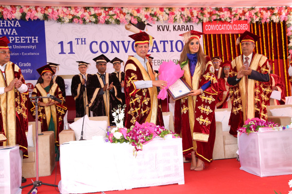 Senator Dr. Rasha Kelej awarded Doctorate of Letters Honoris Causa (D.Litt) by Krishna World  University, India for her outstanding achievement in the social sciences, justice and reform