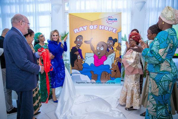 Merck Foundation Chief Executive Officer (CEO), Dr. Rasha Kelej with Africa First Ladies released “Ray of Hope” - A Storybook and Animation Film to strengthen Cancer Awareness and Resilience Among Children and Families