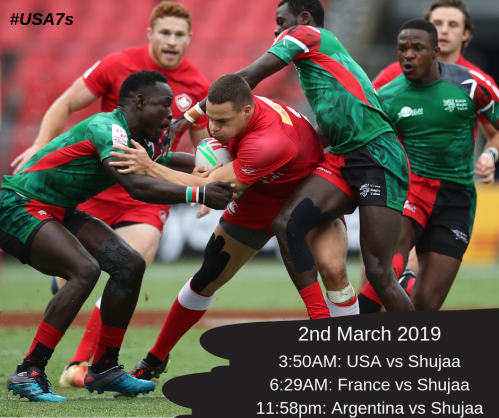 Four changes to the Shujaa Squad traveling to Las Vegas and Vancouver7s