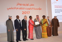 ASP Award handover- His Highness Deputy Amir Crown Prince Nawaf Al Ahmed Al Sabah hands over Al-Suma
