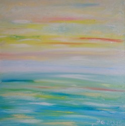 Flight to the horizon. Author Bennu, 50 x 50 cm, oil on canvas.jpg