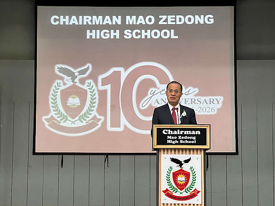 Namibia: Ambassador Zhao Weiping Attends the 10th
Anniversary Celebration of the Chairman Mao Zedong High School and
Delivers Remarks Image