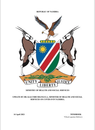 Coronavirus - Namibia: COVID-19 update (14 April 2021)