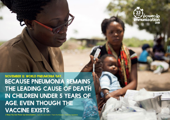 World Pneumonia Day: Pneumonia accounts for 16% of all deaths of children under the age of 5 years, despite being preventable and treatable!