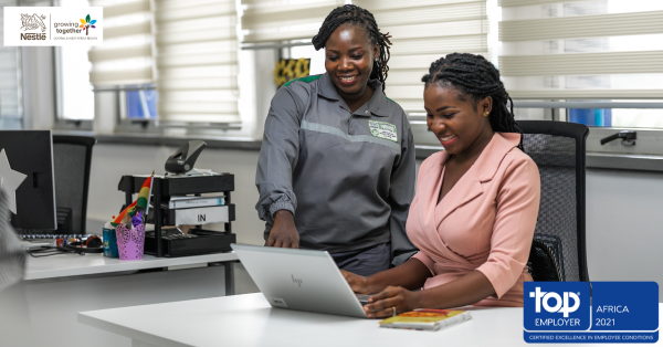 Nestlé recognized as a Top Employer in Central and West Africa