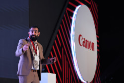 Amine Djouahra Canon’s Sales and Marketing Director (CCNA) at today’s R – Tour in Morocco.JPG