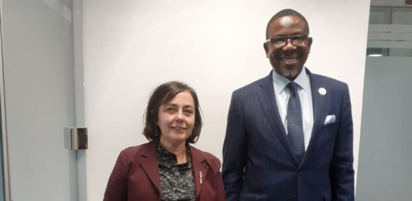 H.E Ambassador, Mr. Richard A. Opembe paid a Courtesy Call on Director General for International Trade and Investments, Ms. María Paz Ramos Resa, on 13th February 2020
