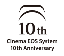 Canon Cinema EOS System 10th anniversary logo.png