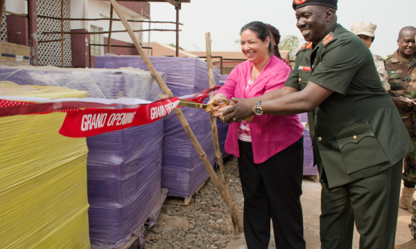 U.S. Ambassador Hands Over Personal Protective Equipment to the Republic of Sierra Leone Armed Forces (RSLAF)