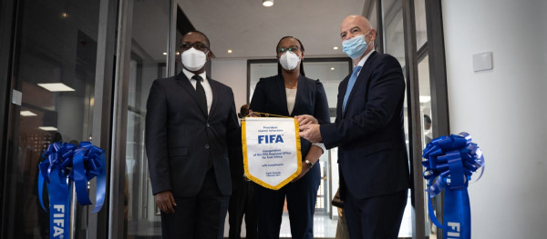 FIFA Regional Development Office inaugurated in Kigali