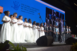 Choir at the closing ceremony at the ICC  in Durban South Africa 20 May 2022.JPG
