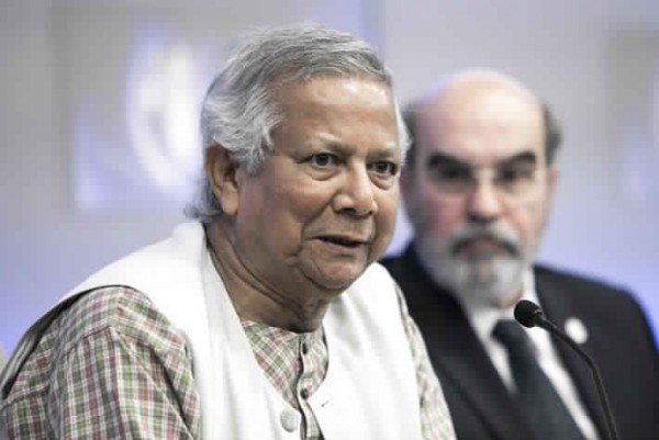 Nobel Peace Laureate Muhammad Yunus calls for a new approach to address hunger and conflict
