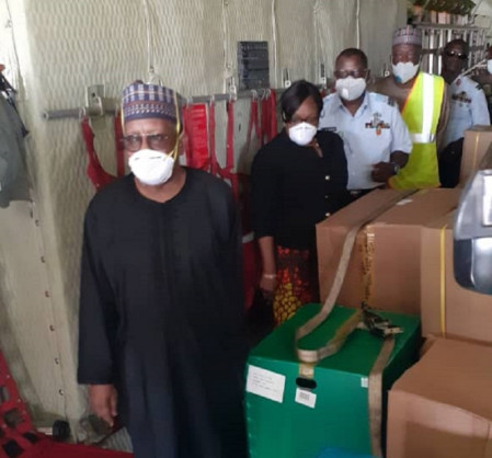 Coronavirus - Nigeria: Federal Government (FG) receives donated consignment from Jack Ma Foundation China