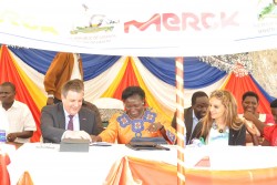Kai Beckmann , Minister Sarah Opendi and Rasha Kelej at Merck Uganda Diabetes Day.jpg