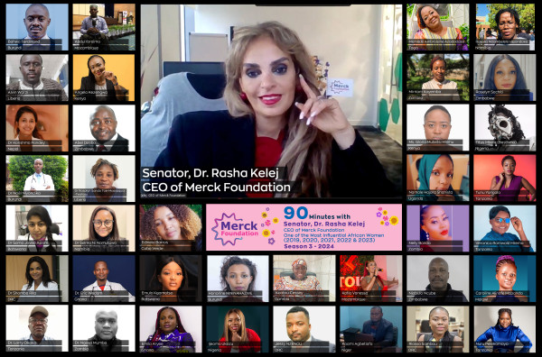 90 Minutes: Senator, Dr. Rasha Kelej answered African Media questions about Merck Foundation’s role in Building Healthcare Capacity, Breaking Infertility Stigma and Supporting Girl Education in Africa