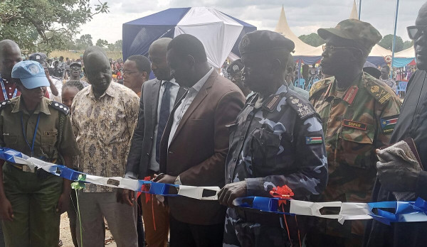To Help Reduce Criminality, United Nations Mission in South Sudan (UNMISS) Hands Over a Police Post in Remote Kuarjena