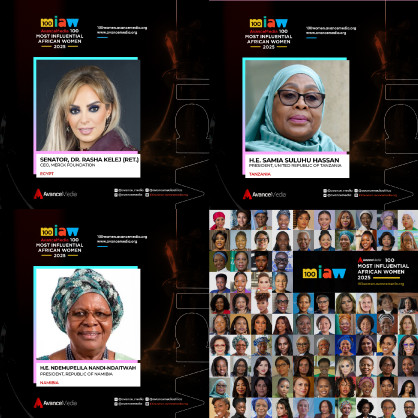 Dr. Rasha Kelej, Chief Executive Officer (CEO) of Merck Foundation: After Being Recognized as One of the 100 Most Influential Africans by New African Magazine, Named Among the 100 Most Influential African Women alongside Tanzania and Namibia Presidents, by Avance Media for the 7th Consecutive Year