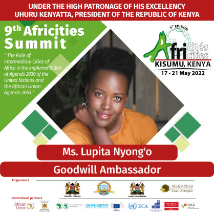Lupita Nyong'o: Goodwill Ambassador for the 9th Africities Summit