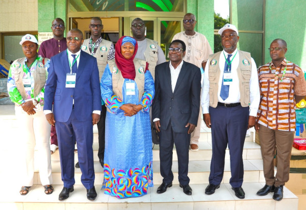 <div>Mme Fatoumata Jallow-Tambajang sensibilise les observateurs de la Communauté économique des États de l'Afrique de l'Ouest (CEDEAO) sur les objectifs de leur mission pour les élections au Togo</div>