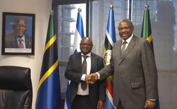 A Tanzanian Delegation at Water Technology and Environment Control (WATEC) 2019 led by Prof. Kitila A. Mkumbo, PS to the Ministry of Water