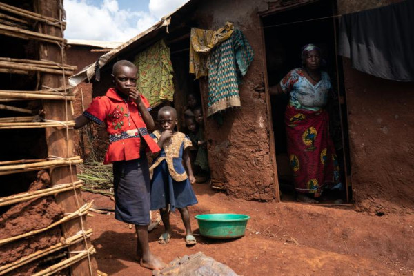 Up to 75,000 people living in a remote camp in eastern DRC facing 'hellish conditions'