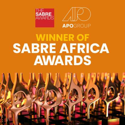 APO Group Takes Gold at 2026 SABRE Awards – Second Consecutive Win Across Different Clients and Sectors