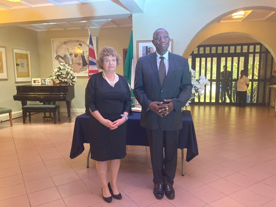 Nigeria: His Excellency Dr. Benson Alfred Bana signs the Condolence Book opened in Honour of Her Majesty Queen Elizabeth II