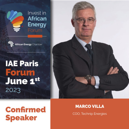 Technip Energies Chief Operating Officer (COO) Marco Villa to Lead Liquefied Natural Gas (LNG), Local Content, Floating LNG (FLNG) Solutions at Invest in African Energy Paris Forum