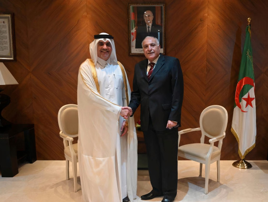 <div>Algerian Minister of Foreign Affairs and National Community abroad Meets Qatar's Ambassador</div>