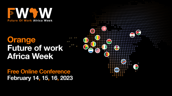 The Orange Digital Centers network in Africa and the Middle East is organizing the “Future of work Africa Week” online conference on February 14, 15, and 16
