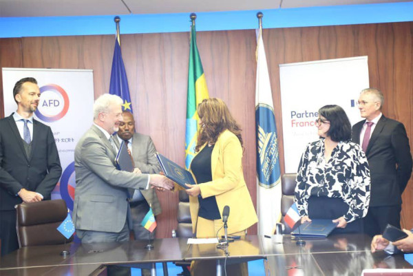 The European Union, France and Ethiopia signed a 32 million Euro Financial support agreement