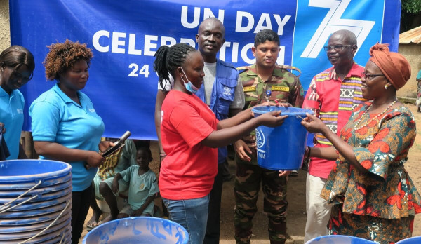 Giving Back, Building Hope: United Nations (UN) Family Hands over Necessary Items to Agok Leprosy Centre