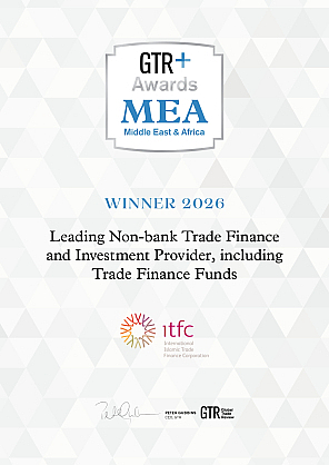 International Islamic Trade Finance Corporation (ITFC) recognised as Leading non-bank trade finance and investment provider at Global Trade Review (GTR)+ Middle East and Africa (MEA) Leaders in Trade Awards 2026