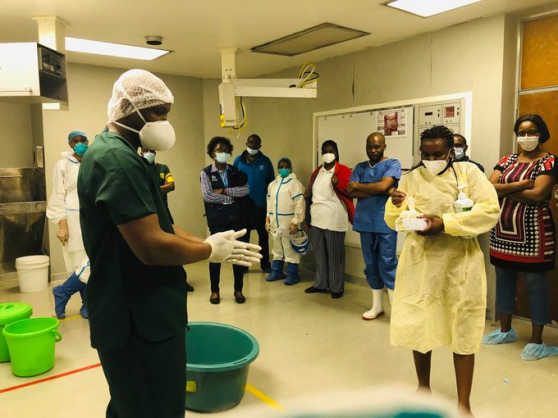 Coronavirus - Namibia: COVID-19 Case Management and Training at Windhoek Central Hospital, Namibia