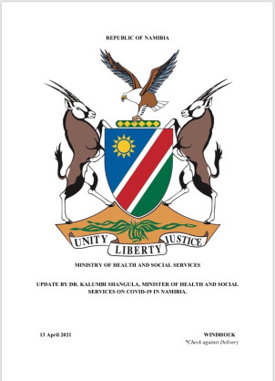 Coronavirus - Namibia: COVID-19 update (13 April 2021)