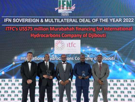 <div>International Islamic Trade Finance Corporation (ITFC) Wins ‘IFN Sovereign & Multilateral Deal of Year Award’</div>