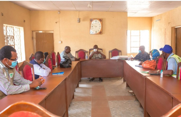 Coronavirus - Nigeria: Visit of Rapid Response Team to the Kano State chairman of Christian Association of Nigeria (CAN)