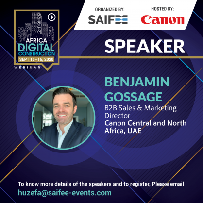 Building Information Modelling (BIM) - The need of the hour - Canon hosts Africa Digital Construction 2020 Webinar