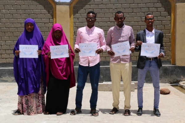 Four start-ups launched in Jubbaland following intensive training of youth in construction skills