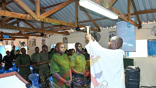 Kenya Defence Forces (KDF) Troops in Family Day Celebrations