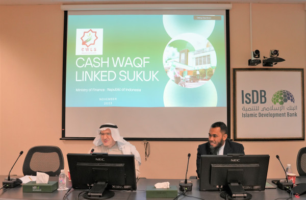 Islamic Development Bank Institute Hosts Lecture on Prize-Winning ‘Cash Waqf Linked Sukuk’ Developed by Indonesian Finance Ministry