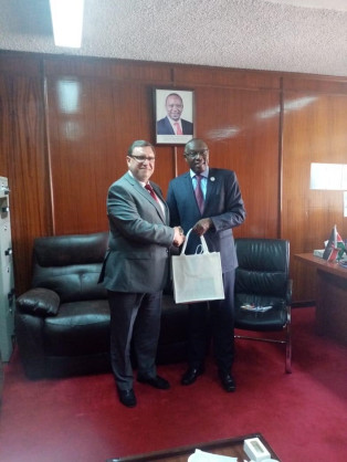 H.E. Mr. Andrii Pravednyk, Ambassador of Ukraine to the Republic of Kenya held a meeting with H.E. Ambassador Jonhson Weru, Director, Directorate of Economic Affairs and Commercial Diplomacy, MFA of the Republic of Kenya