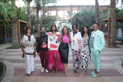 Main image - Senator, Dr. Rasha Kelej with Fashion Designers and guests from Mauritius.JPG