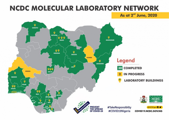 Coronavirus - Nigeria: Inclusion of Lab for COVID-19 Testing Capacity (3rd June 2020)