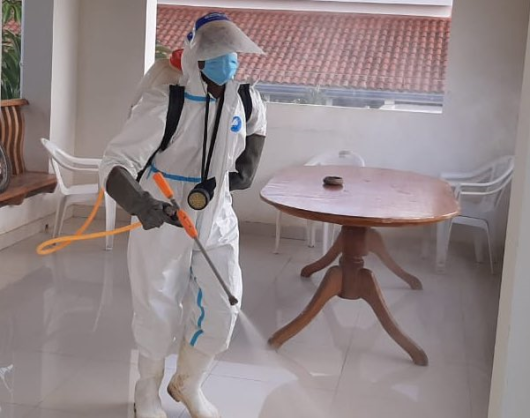 Coronavirus - Kenya: Fumigation of Quarantine Facilities in Kenya